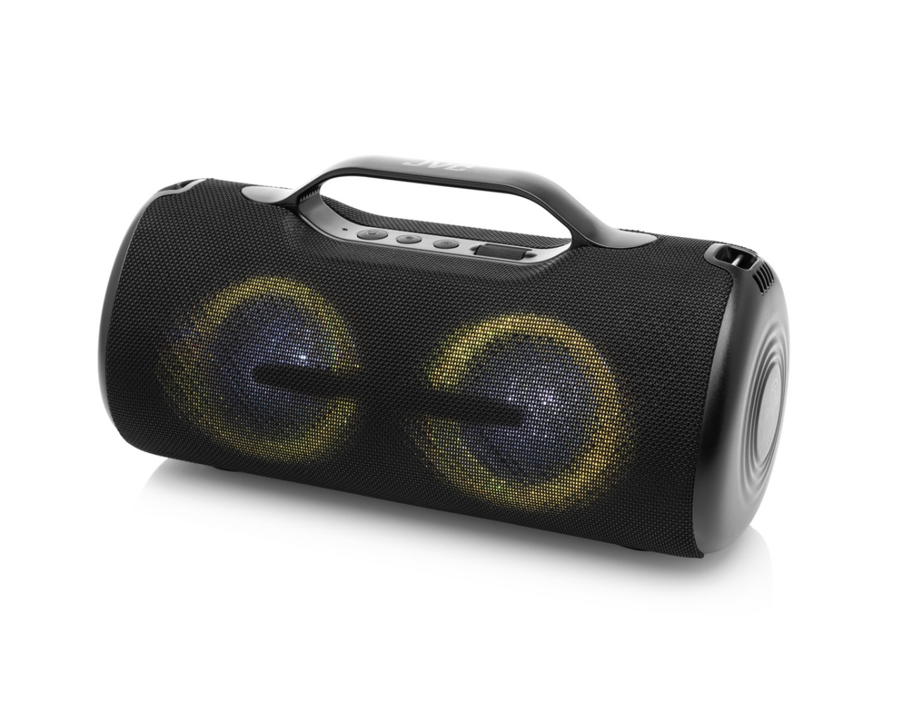 Radio portabil JVC RA-E431B, tuner digital FM, afisaj LCD, mufa jack pentru casti, ceas desteptator, antena, negru