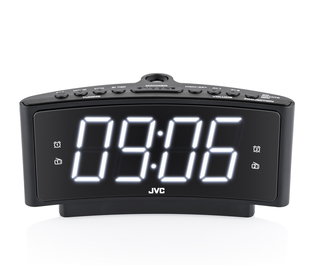 Radio JVC RA-E321S, tuner analogic FM/AM, mufa jack pentru casti, argintiu