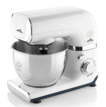 Robot de bucatarie ETA Mezo 003490010, 600 W, 4 litri, reglare continua a vitezei, sistem de amestecare planetar, alb