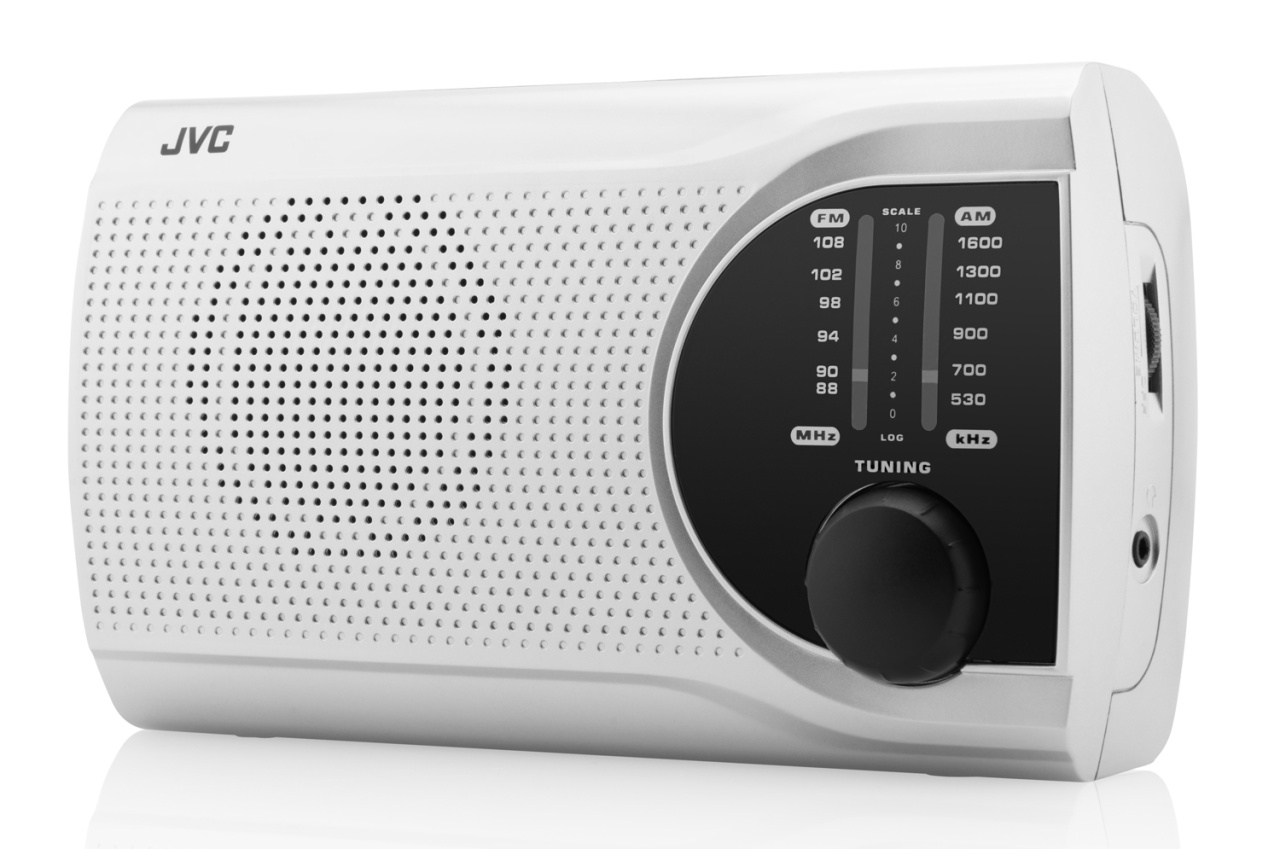 Radio JVC RA-E321B, tuner analogic FM/AM, mufa jack 3.5 mm pentru casti, negru