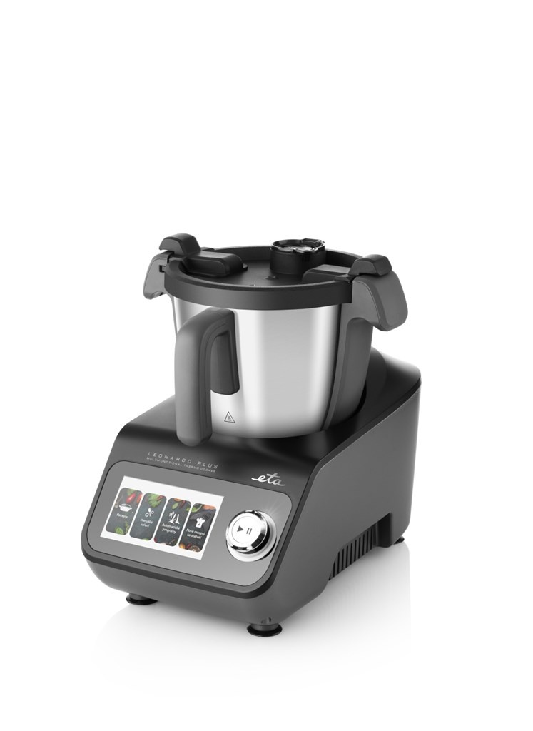 Robot de bucatarie ETA Leonardo Plus 0070 90010, 1600 W, 3.5 litri, 7 programe, negru/gri
