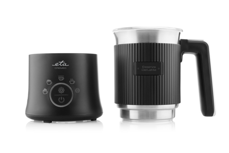 Aparat pentru spuma de lapte ETA Cremeo 8189 90000, 500W, 350 ml, 5 functii, otel inoxidabil, negru
