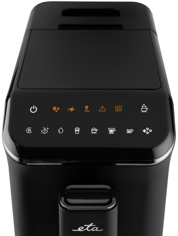Espressor automat de cafea ETA Nero Crema 8180 90000, 1350 W, 20 bar, sistem de spumare lapte, negru