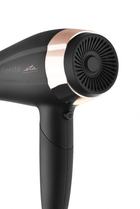 Uscator de par ETA Fenite 7320 90020 cu ionizare, 2200 W, 2 viteze, 3 trepte de temperatura, negru