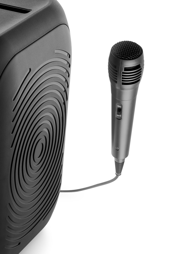 Boxa portabila JVC XS-EP424B, 140W, Bluetooth, USB, Radio FM, Microfon, AUX IN, Negru