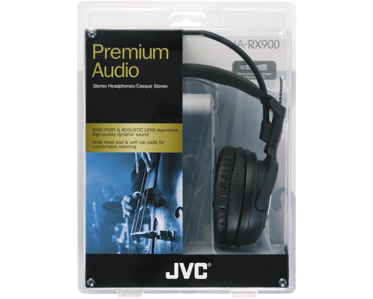 Casti audio Over-Ear JVC HA-RX700-E, Negru