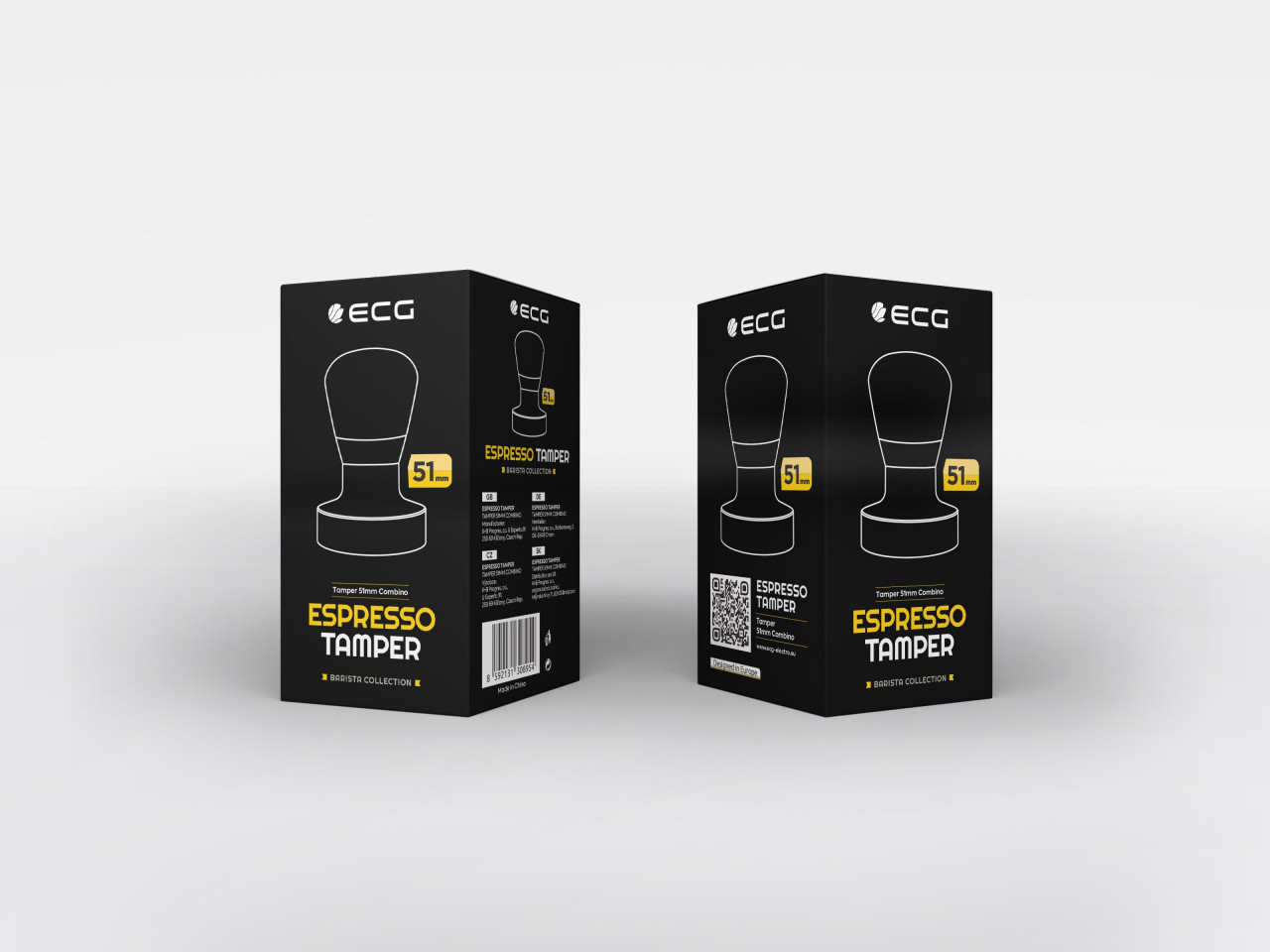 Tamper profesional pentru cafea ECG Combino 51 mm