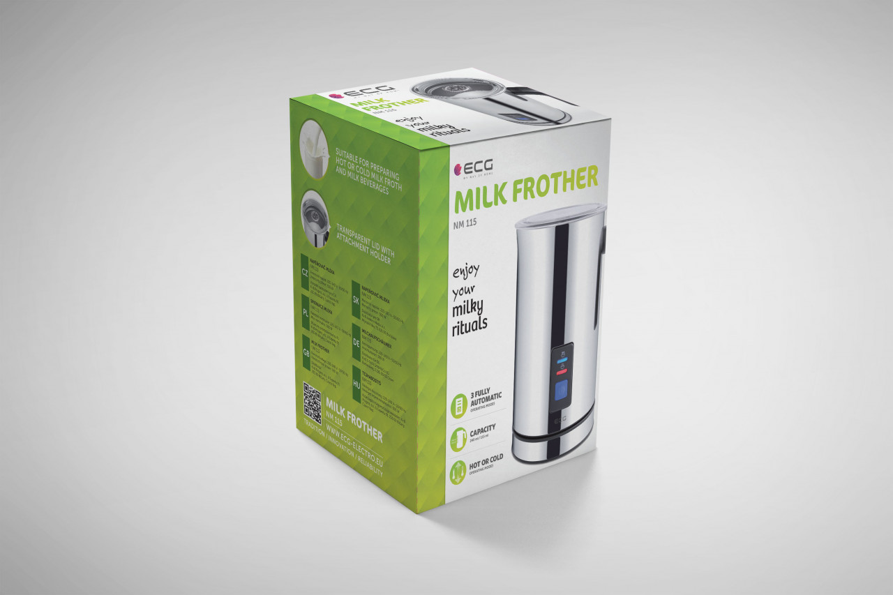 Aparat pentru spuma de lapte ECG NM 115, 240ml, 500W