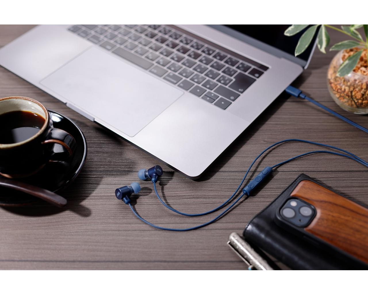 Casti JVC HA-FR17UC-W-U, Cu Fir, In-Ear, Microfon, USB-C, alb