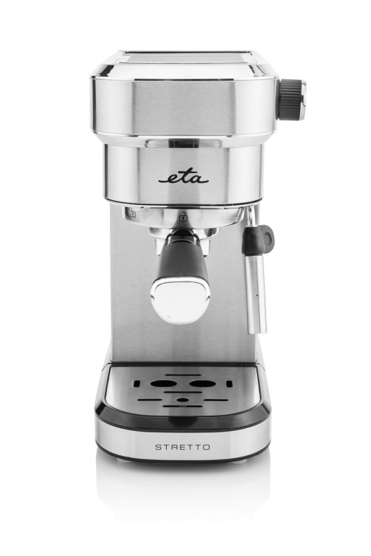 Espressor manual ETA Stretto 2180, 1350 W,0.75 L, dispozitiv spumare, 15 bar, otel inoxidabil