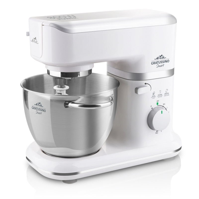 Robot de bucatarie ETA Gratussino Smart 002390090, 800 W, 4.5 litri, 6 viteze, sistem de amestecare planetar