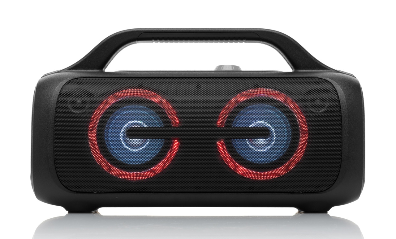 Boxa Portabila JVC XS-E643B, 60W, Bluetooth 5.3, baterie Litiu-ion 3,7V/10800mAh, TWS, IPX5, efecte luminoase, negru