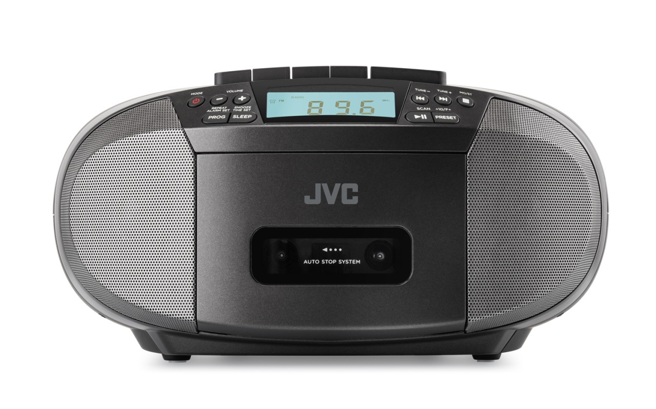 Internet radio JVC RA-E814B, 5W RMS, tuner DAB+/FM, Bluetooth, ecran color 2,4 inch, negru