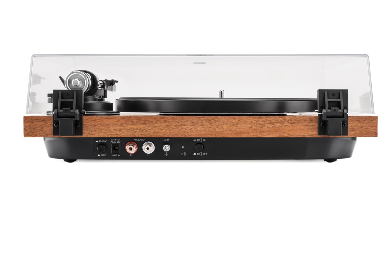 Pick-up Hi-Fi cu ac JVC AL-E534B, Bluetooth, 2 viteze (33 si 45 rpm), platan aluminiu, iesire RCA, negru