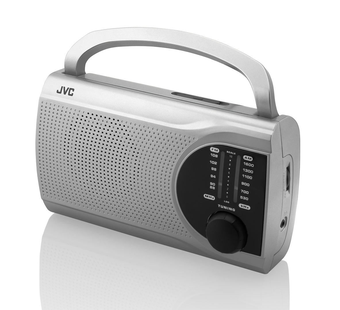 Radio JVC RA-E321B, tuner analogic FM/AM, mufa jack 3.5 mm pentru casti, negru