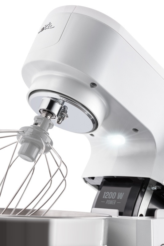 Robot de bucatarie ETA Gratussino III Smart 3023 90000, 1200 W, 4.5 litri, roti dintate metalice, gri/alb