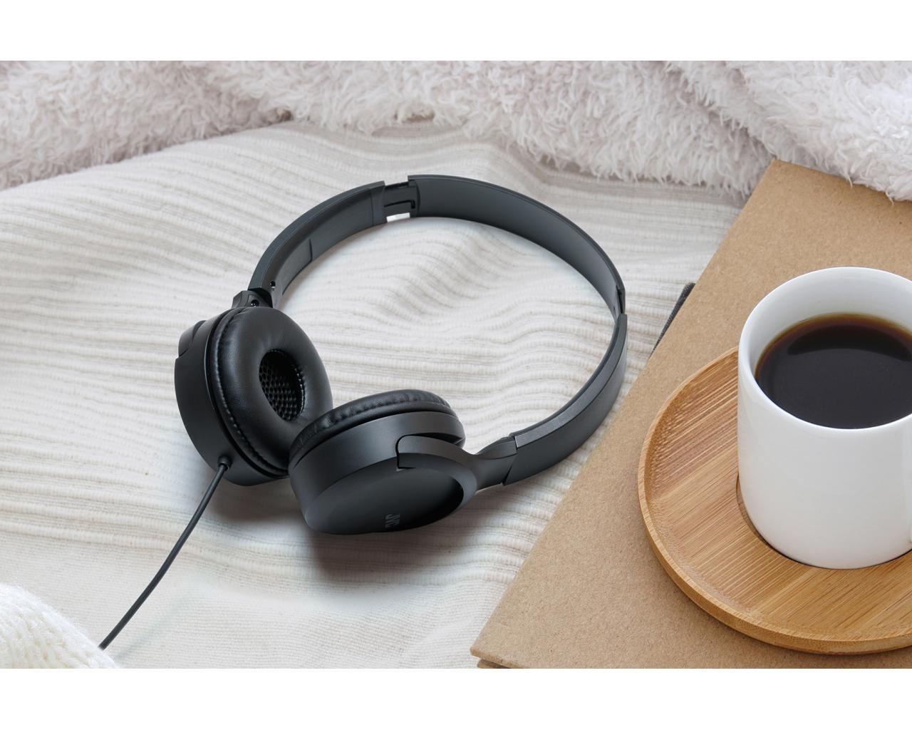 Casti JVC HA-S33UC-A-U, Cu fir, On-Ear, Microfon, USB-C, albastru