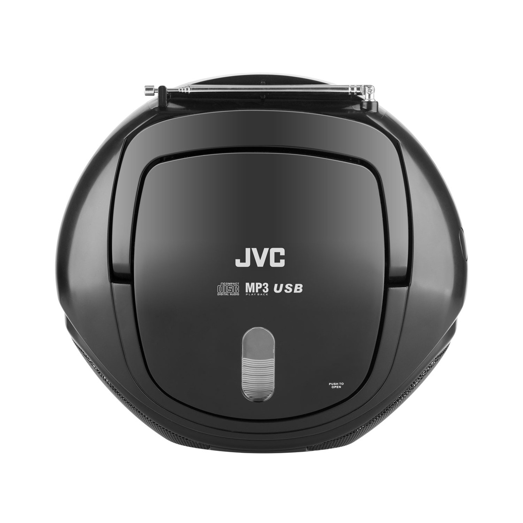 Radio cu casetofon si player CD JVC RC-E451W, 2 x 1.6 W RMS, FM, Bluetooth, USB, MP3, AUX IN, alb