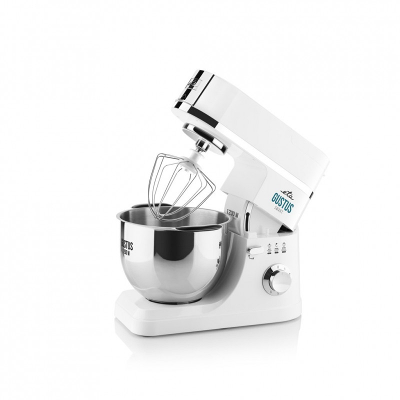 Robot de bucatarie ETA Gustus IV 4128 90000, 1200 W, 5.5 litri, 6 viteze, sistem de amestecare planetar, alb