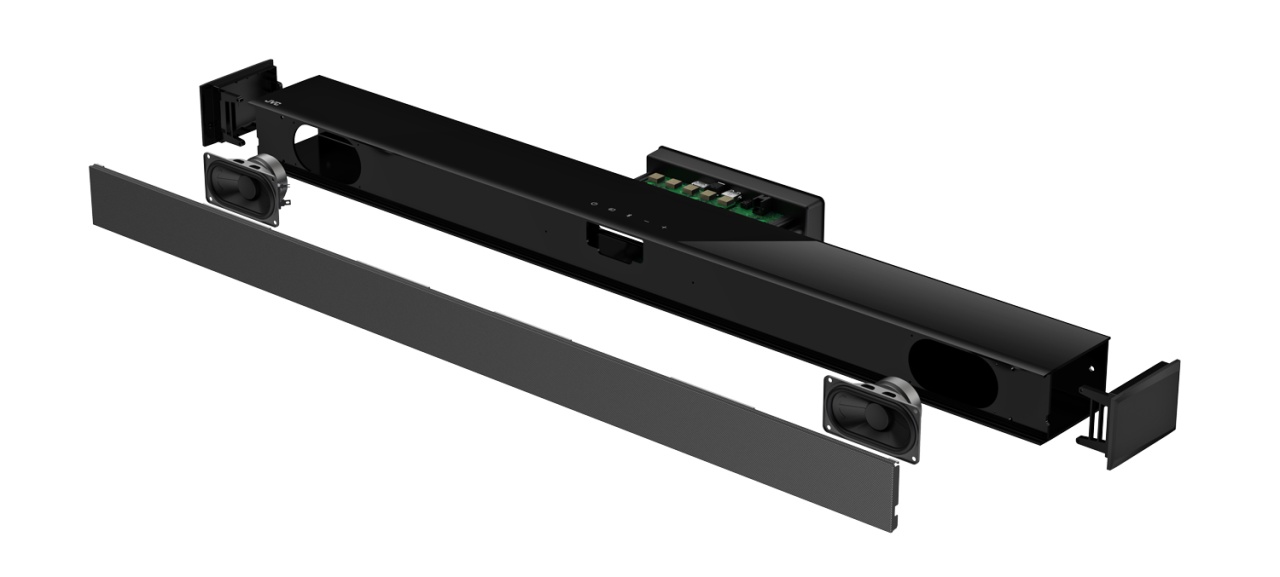 Boxa portabila JVC XS-E423G, 24 W, Bluetooth, IPX5, iluminare cu LED-uri, gri