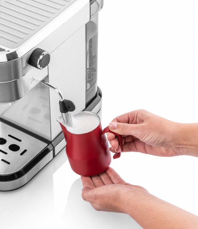 Espressor manual ETA Stretto 2180, 1350 W,0.75 L, dispozitiv spumare, 15 bar, otel inoxidabil