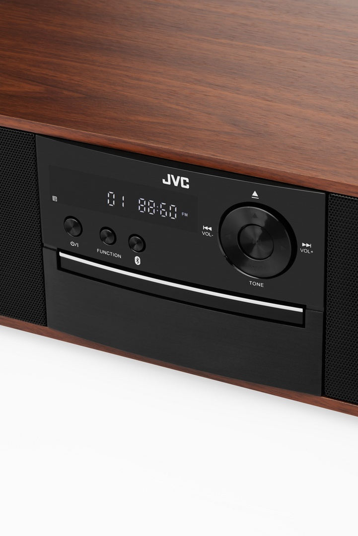 Radio internet JVC RA-E981B, 10W RMS, tuner DAB+/FM, Bluetooth, LCD 2.8”, WiFi, Spotifiy Connect, telecomanda, USB, AUX, negru