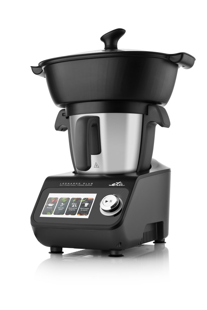 Robot de bucatarie ETA Leonardo Plus 0070 90010, 1600 W, 3.5 litri, 7 programe, negru/gri