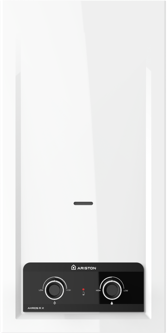 Încălzitor instant de apă caldă pe gaz natural, 11 l/min, 21,5 kW, tiraj natural, ARISTON AKROS R X 1120 (4332009)