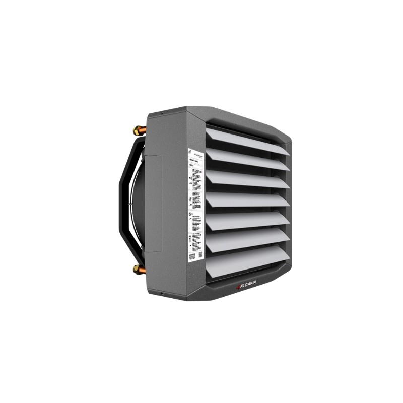 Aeroterma pe agent termic FLOWAIR LEO S2 - putere incalzire 2.1 - 26.5 kW cu suport si termostat inclus (51949)