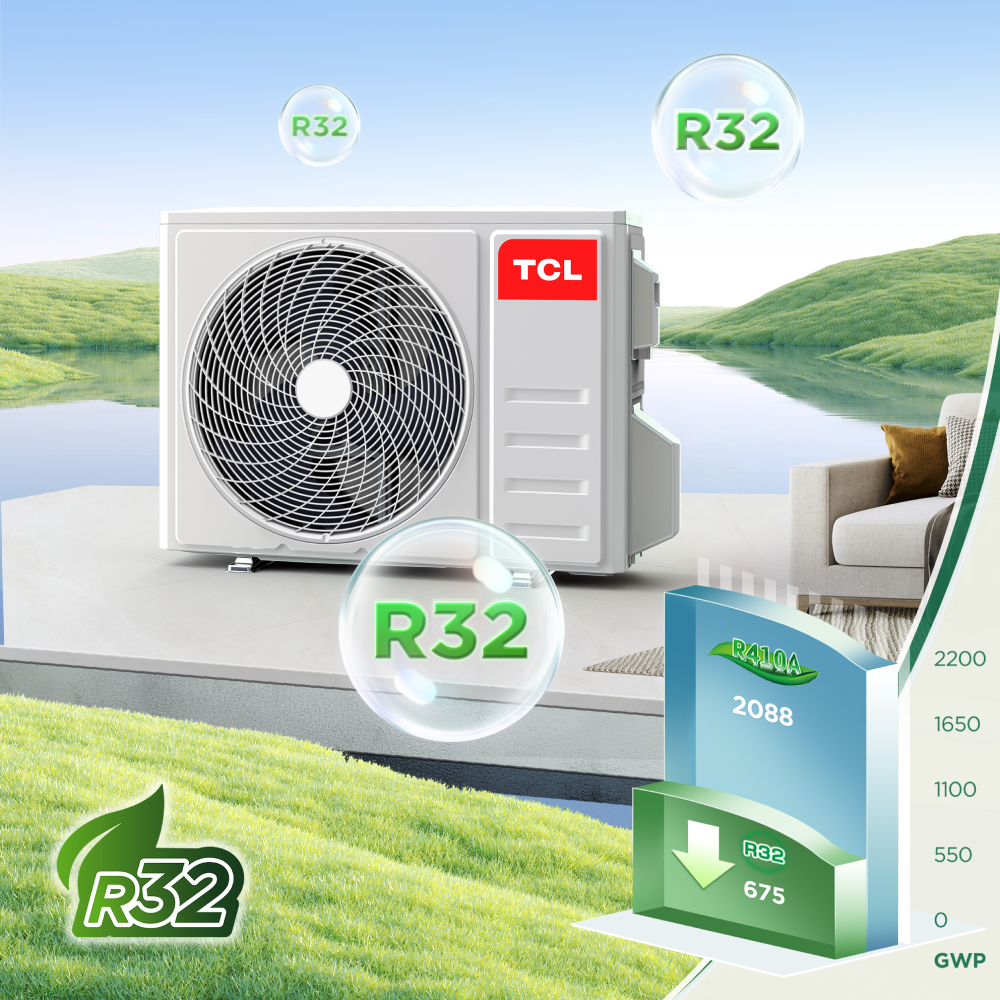 Aparat de aer conditionat TCL BreezeIN Ultra 24000 BTU, A+++, AI Energy Saving, Purificare avansata cu Ioni Bipolari si lumina UVC, Gentle Breeze, WiFi, Optimizat pentru Incalzire, Mod Hotel (TAC-24CHSD/TPH22V3A)
