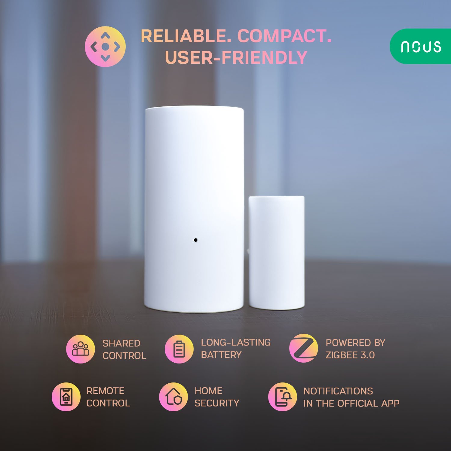 Senzor Smart pentru Usi sau Ferestre NOUS E3, ZigBee (E3)