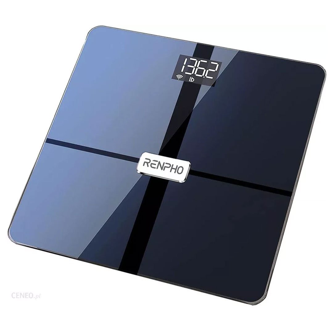 Cantar de baie Smart Renpho WBE28, Wifi, Bluetooth, Maxim 180Kg, 13 masuratori, BMI, Compatibil cu Samsung Health, Apple Health, Google Fit and Fitbit sync (PUK-ES-WBE28-BK)