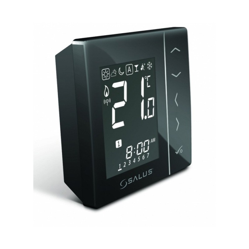 Termostat SALUS VS10BRF, wireless, programabil, cu montaj in doza. 5 ani garantie (VS10BRF)