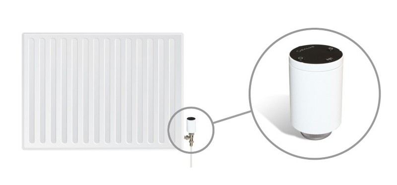 Cap termostatic wireless Salus TRV28RFM. 5 ani garantie (TRV28RFM)