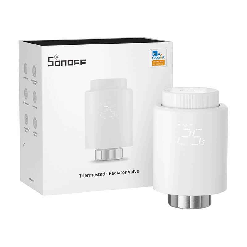 Cap termostatic inteligent Sonoff TRVZB, Zigbee 3.0 pentru calorifer (TRVZB)