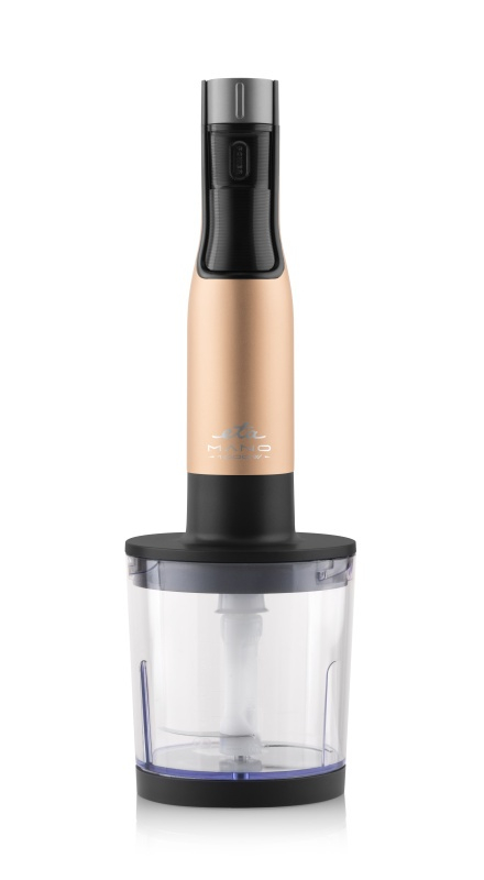 Blender de mana ETA Mano 3219 90020, 1000 W, 9 viteze, afisaj LCD, negru-auriu