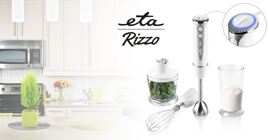 Blender de mana ETA RIZZO 3057, 400W, 5 viteze + TURBO, lame si elemente din otel inoxidabil