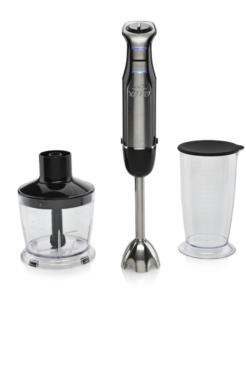 Blender de mana ETA Tasso 5056 90000, 600 W, 6 viteze, atasament special pentru piure, negru