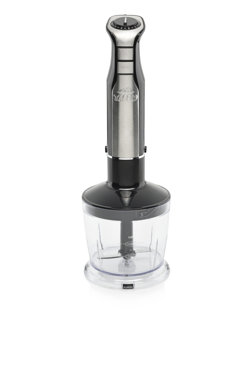 Blender de mana ETA Tasso 5056 90000, 600 W, 6 viteze, atasament special pentru piure, negru