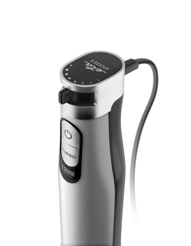 Blender vertical 3 in 1 ETA Spesso II 3215 90000, 1200 W, 6 viteze plus TURBO, otel inoxidabil, negru
