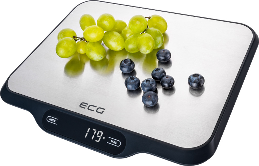 Cantar de bucatarie ECG KV 215 S, 15 Kg, functie TARA, precizie 1 g, Touch control