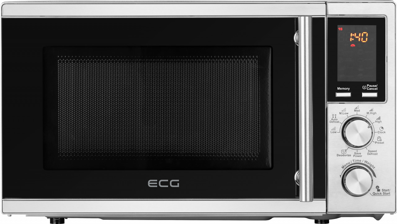 Cuptor cu microunde ECG MTD 2072 SE, 20L, 700W, 8 programe, 5 niveluri de putere
