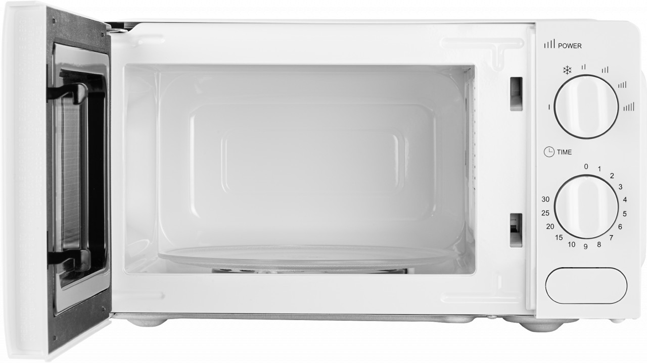 Cuptor cu microunde ECG MTM 1771 WE, 17 litri, 700W, 6 niveluri de putere, timer, alb