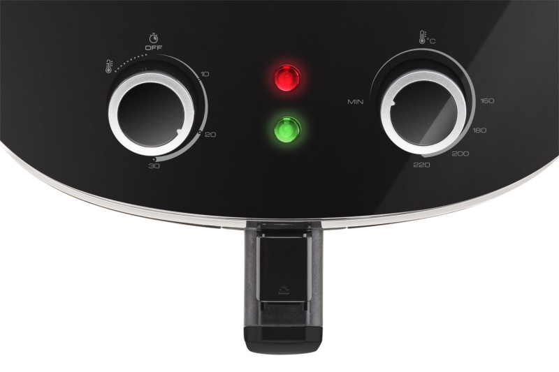 Friteuza cu aer cald ETA Fritta 2168 90000, 7.2 litri, 1800 W, 160-220 °C, 8 programe, negru