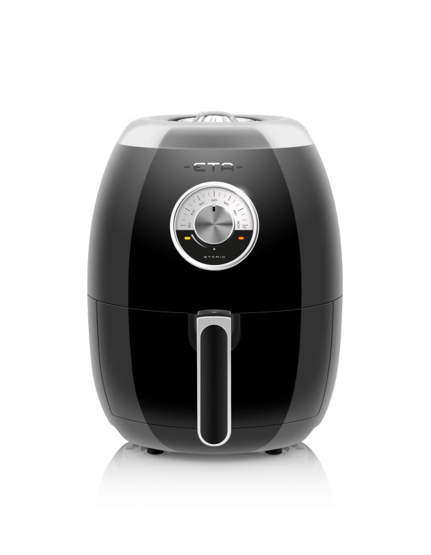 Friteuza cu aer fierbinte ETA Storio 6172 90020, 1350 W, 3 litri, 80-200 ° C, design retro, negru