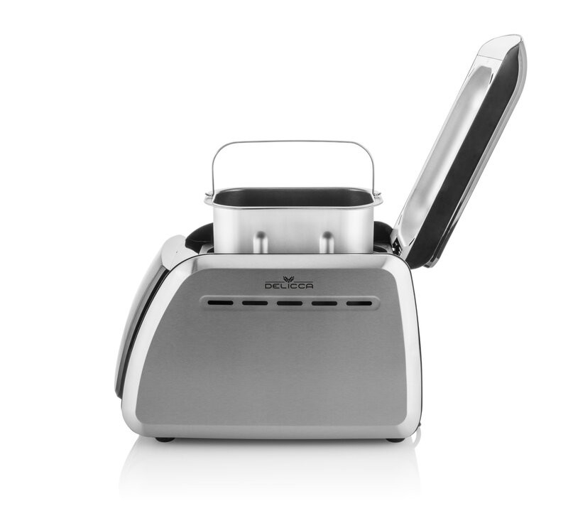 Masina de facut paine ETA Delicca II 7149, 850W, 12 programe, capacitate 1,5 kg, otel inoxidabil
