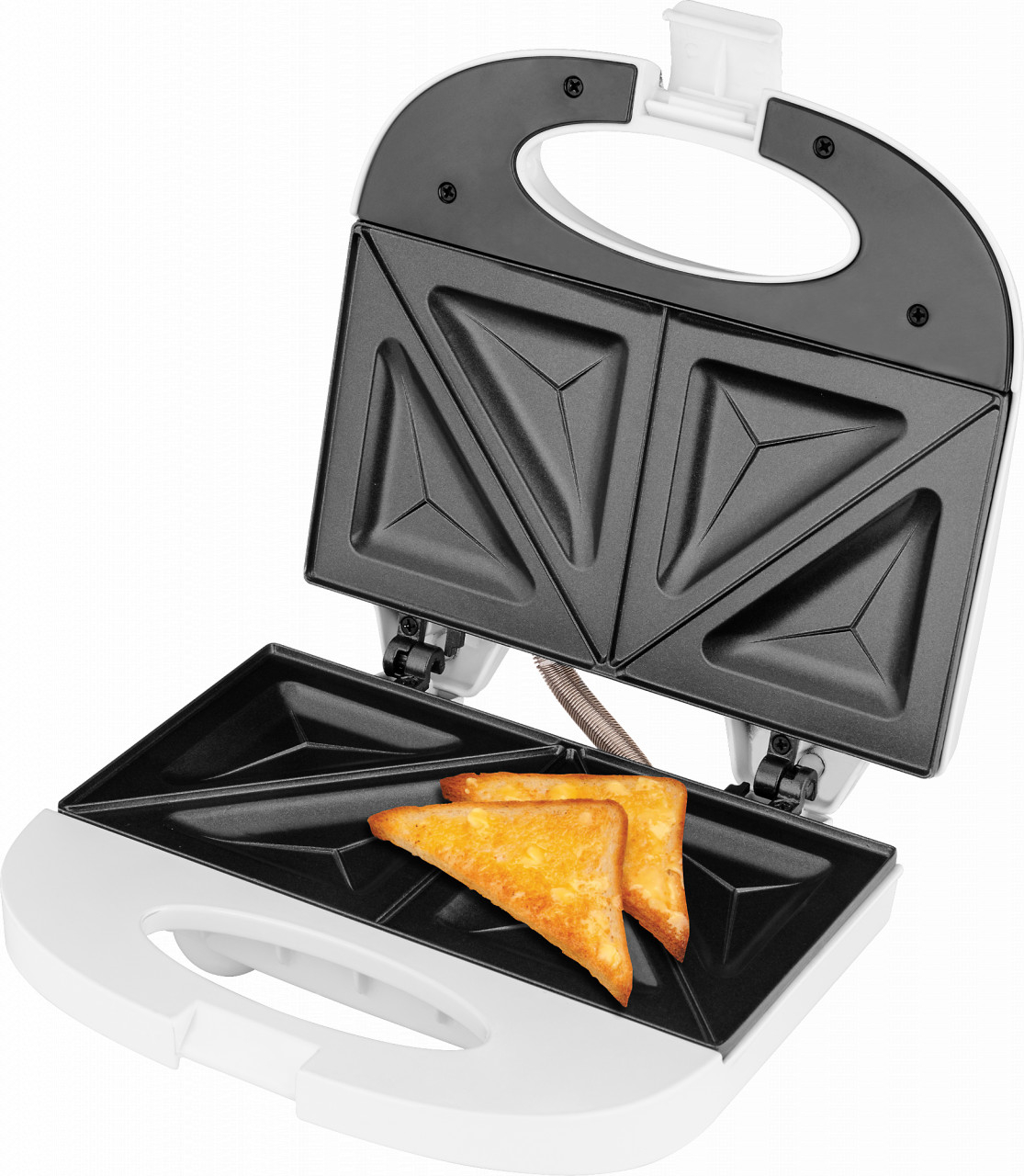 Sandwich maker ECG S 3271, 750 W, 4 sandwich-uri triunghiulare