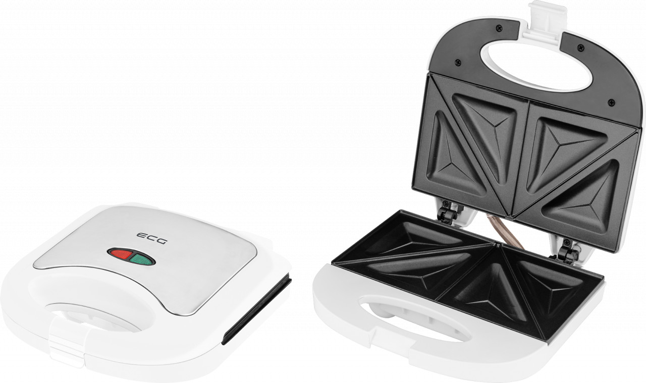 Sandwich maker ECG S 3271, 750 W, 4 sandwich-uri triunghiulare