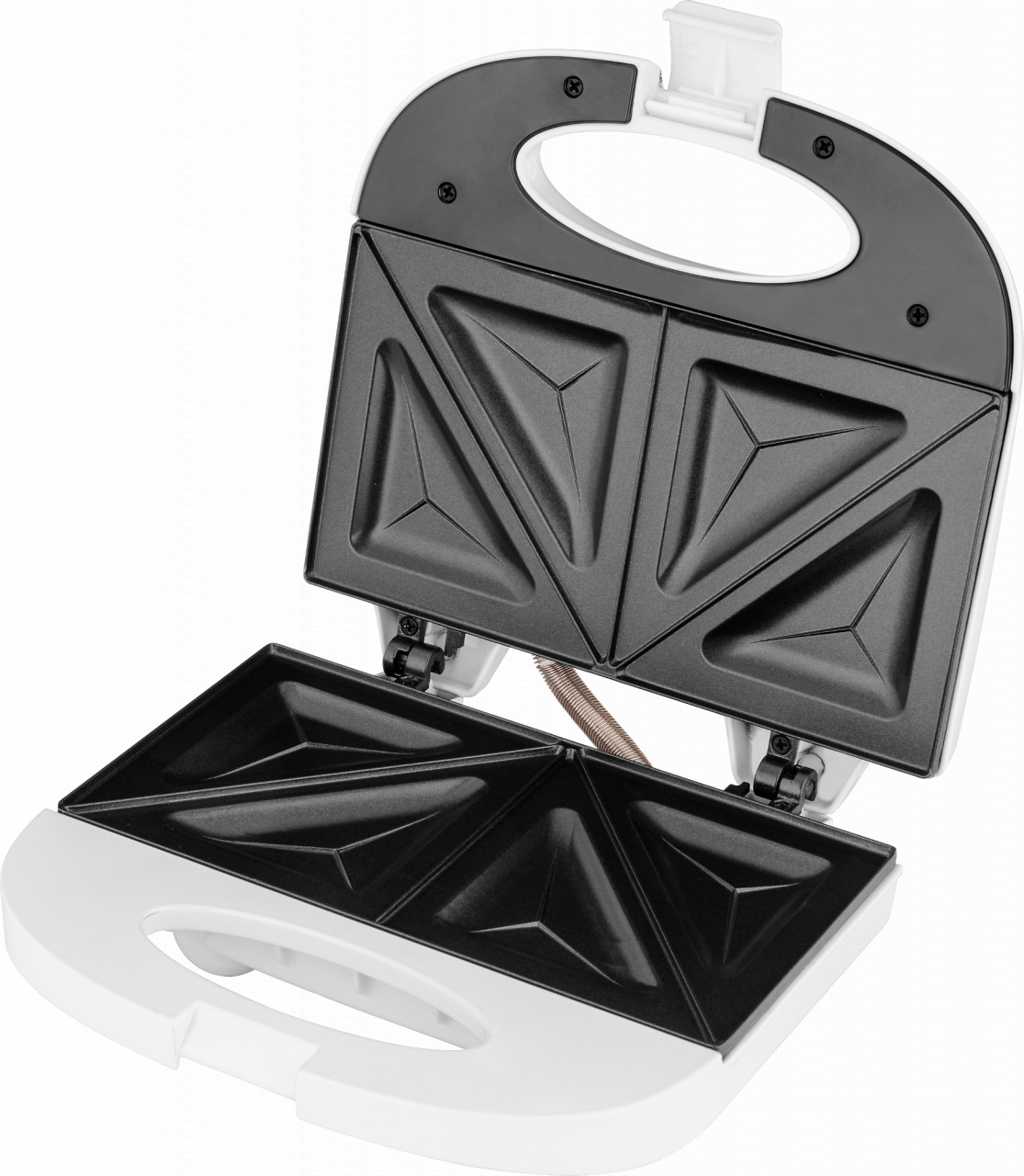 Sandwich maker ECG S 3271, 750 W, 4 sandwich-uri triunghiulare