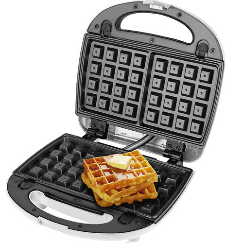 Sandwich-maker ECG S 399 3in1, alb, 700W, 3 tipuri de placi detasabile